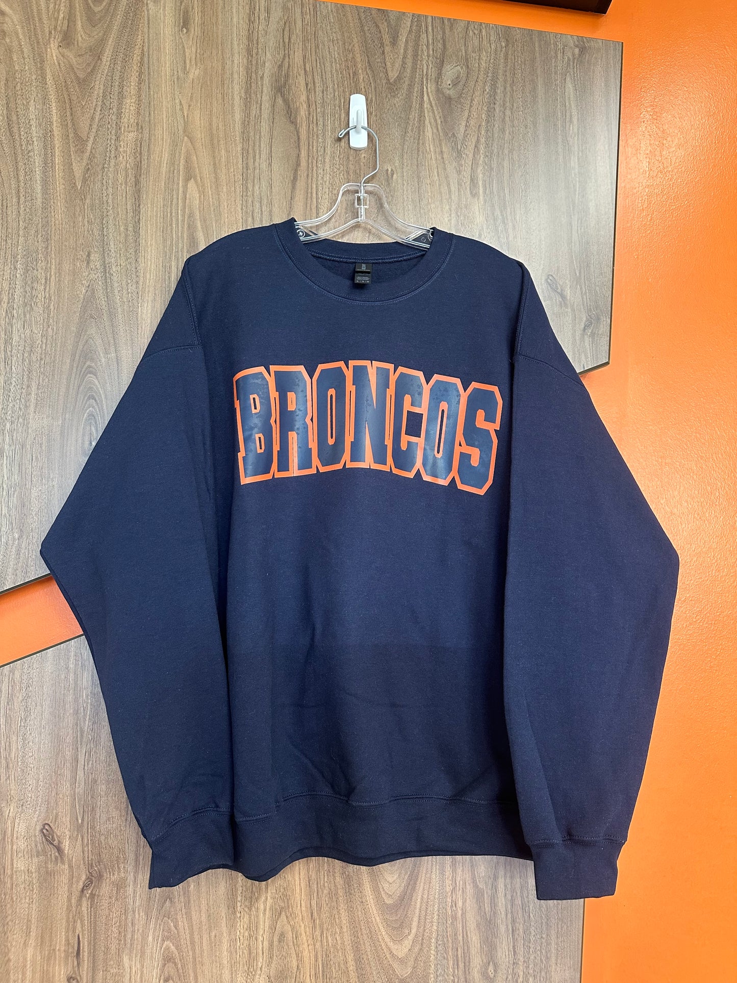 Broncos Block Lettering