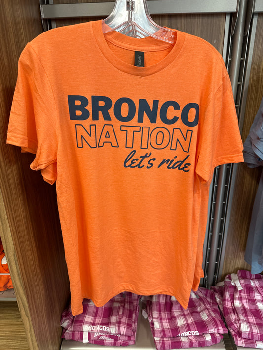 Bronco Nation Let’s Ride - Short Sleeve