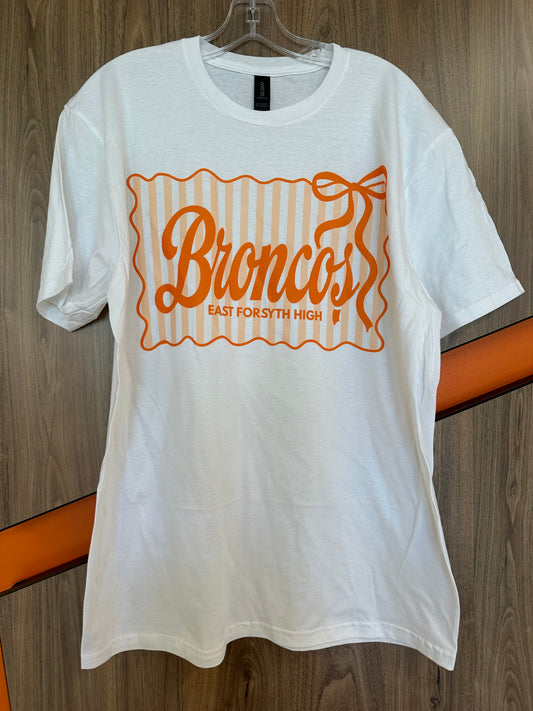 Broncos Preppy Bow