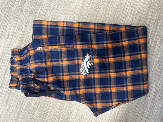 PJ Pants - Navy & Orange - Bronco Head