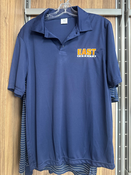 Navy Polo with EAST Logo