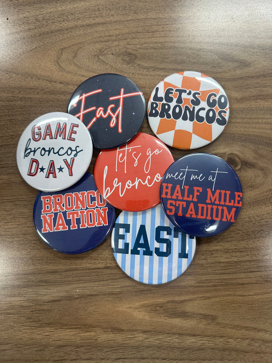 Game Day Buttons (Variety of Designs)